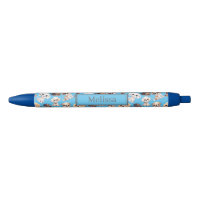 Stylo Motif bleu Chien Chien Mignonne