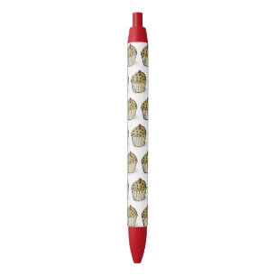 Noir Stylo Motif d'encre noire Mini Cute