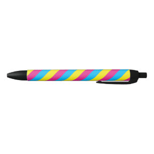 Noir Stylo Pansexual de remous de drapeau