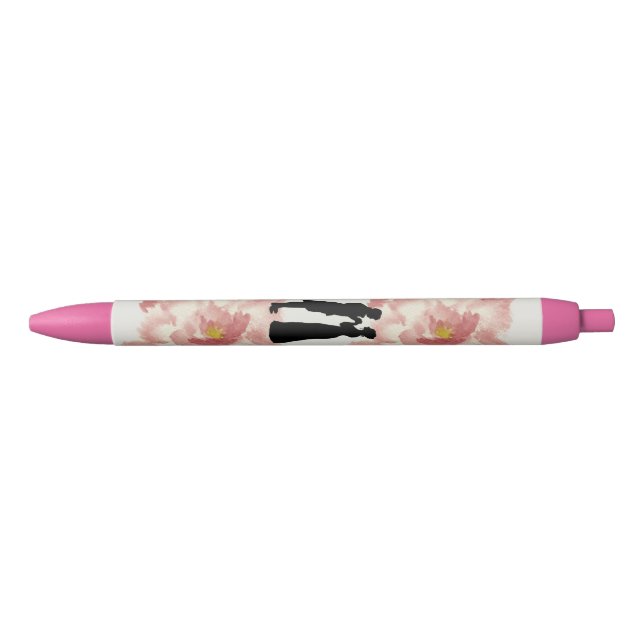 Noir Stylo personnalisé de Jane Austen (Devant)