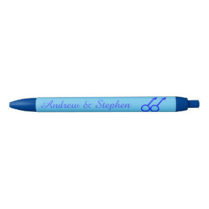 Noir Stylo Personnalisé Gay Lovers