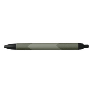 Noir Stylo personnalisé géométrique vert mousse
