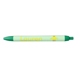 Noir Stylo personnalisé mignon de Pâques