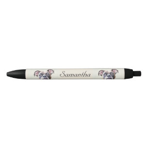 Noir Stylo personnalisé par chien de boxeur