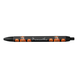 Noir Stylo personnalisé par chien de carlin de