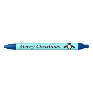 Noir Stylo Personnalisé Pingouin Cute