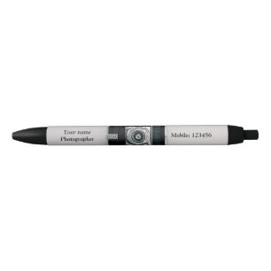 Noir Stylo photographique personnalisé