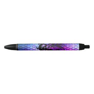 Noir Stylo pourpre, bleu, et rose d'imaginaire