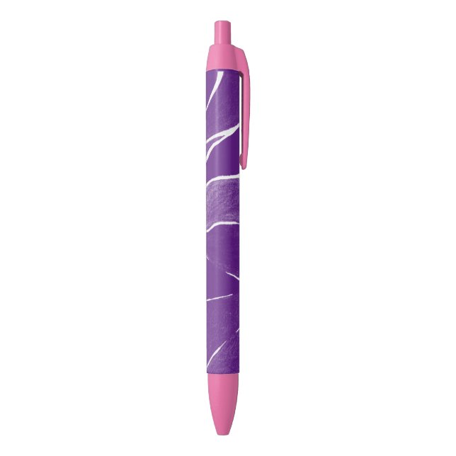 Noir Stylo pourpre d'éclaboussure (Bas (Vertical))