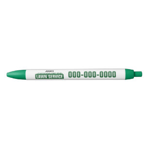 Noir Stylo promotionnel Green Lawn Service