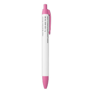 Noir Stylo promotionnel pour entreprise Votre nom Infor