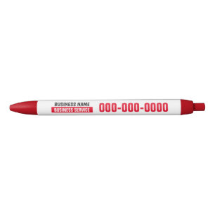 Noir Stylo promotionnel pour petites entreprises