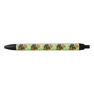 Noir Stylo repéré drôle d'encre de tortue