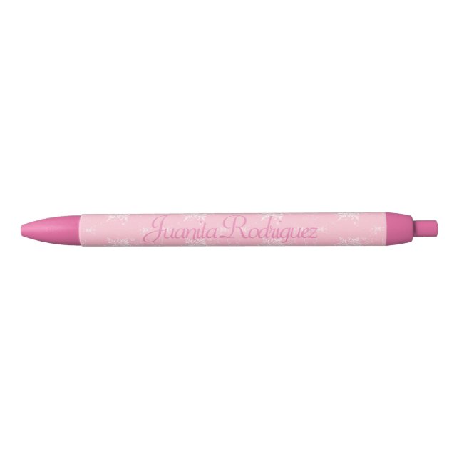 Noir Stylo Rose à flocon de neige sud-ouest Dusty (Devant)