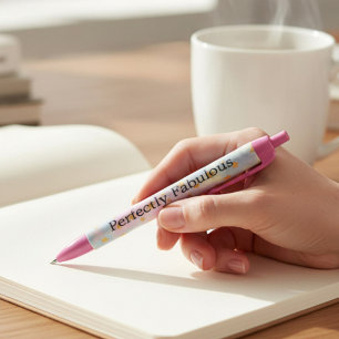 Noir Stylo Rose Inspirant pour Filles