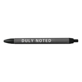 Noir Stylo Snarky | Dûment Noté