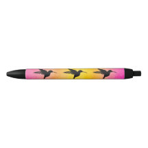 Stylo texturisé de Colibri de colibri d'aquarelle