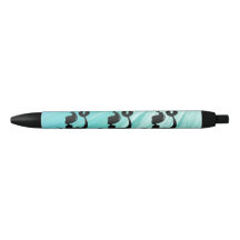 Stylo texturisé de silhouette de sirène de