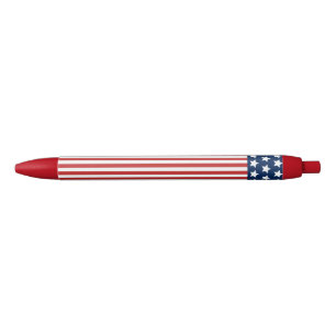 Noir Stylo USA Stars and Stripes