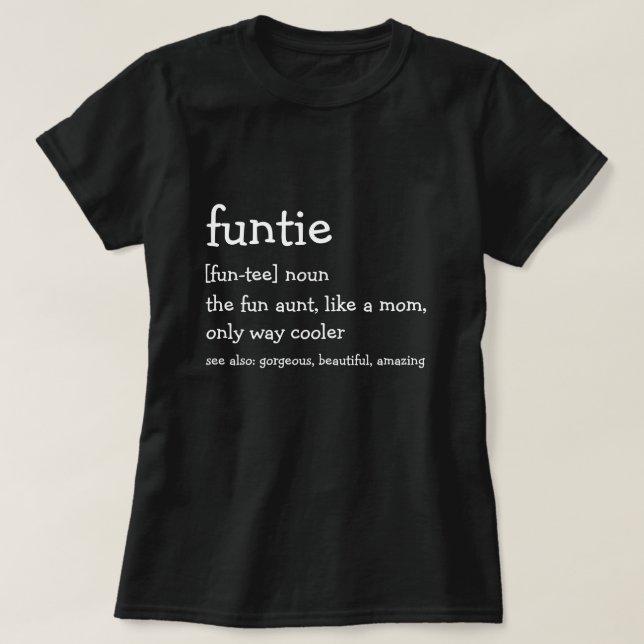 Noir | T-shirt Funtie (Design devant)