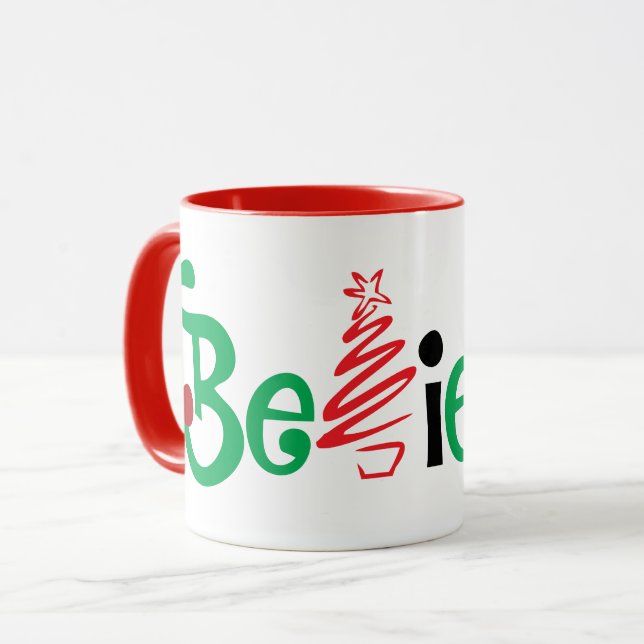 Noir tasse combinée de 11 onces (Devant gauche)