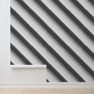 Noir Undulation Tapete