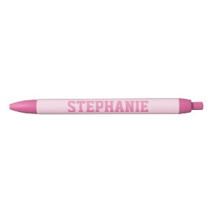 Noir Variété de patchs de stylo rose personnalisée