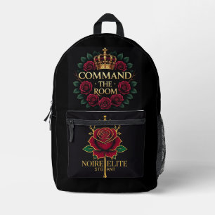 Noire Élité Royal Rose Crown Rucksack –Kühne Luxus