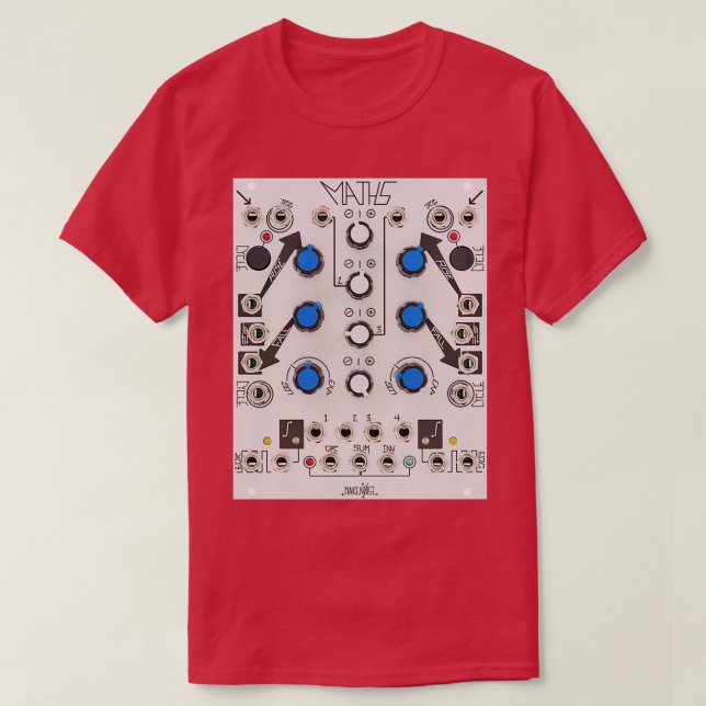 Noise Math Eurorack Modular Synth Funktion G T-Shirt (Design vorne)