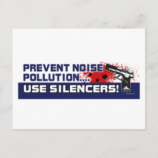 Noise-Pollution-Bloody Postkarte