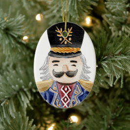 Noisette Arbre de Noël Ornement en céramique