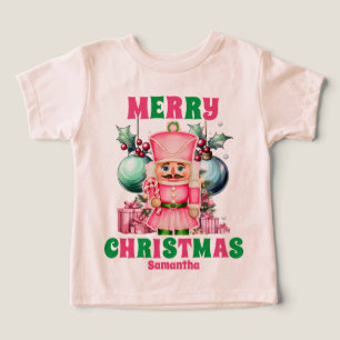 Noisette de Noël rose Nom personnalisé