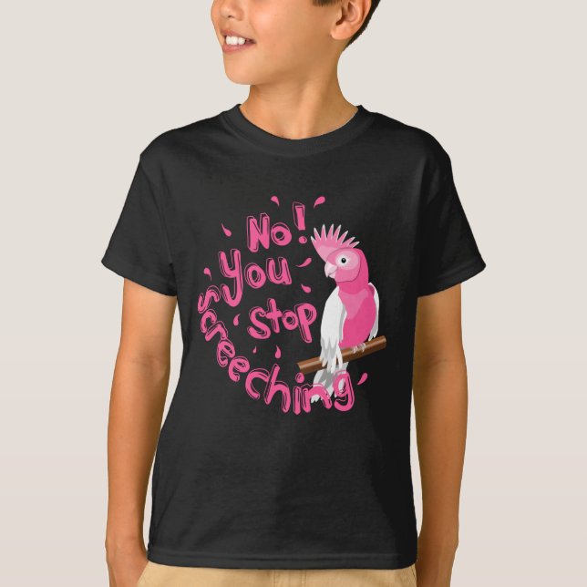 Noisy Pink Galah T-Shirt (Vorderseite)