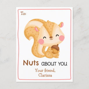 Noix sur vous - Funny mignonne Valentines Carte de