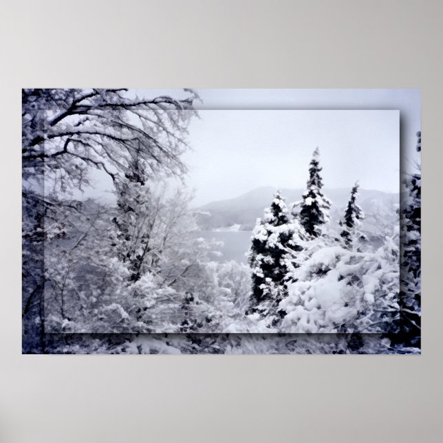 Nojiri-See Print Poster (Vorne)