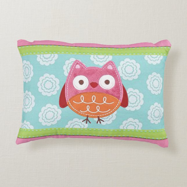 Nojo Love Birds Kinderzimmer Lumbar Pillow Zierkissen (Rückseite)