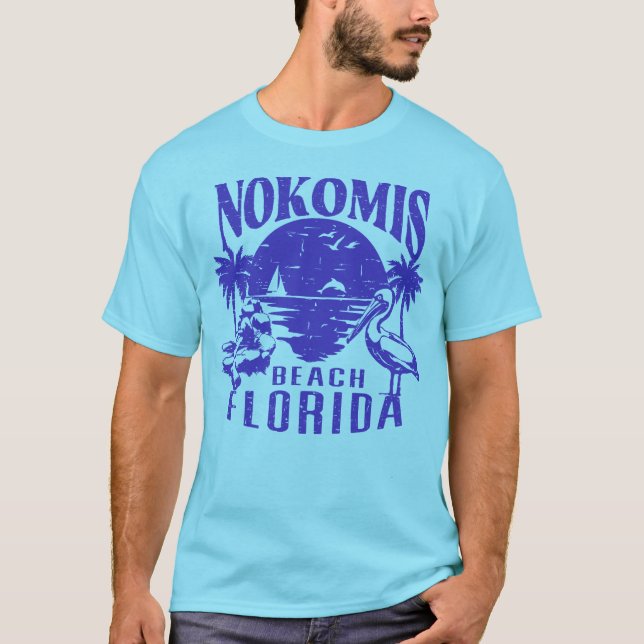 Nokomis Beach Florida Shirt (Vorderseite)