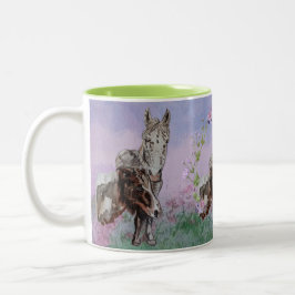 Nokomis Zwei-Tone-Kaffee-Tasse Zweifarbige Tasse
