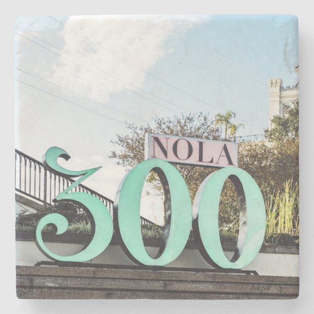 Nola 300, Untersetzer Nola 300, New Orleans, (Vorderseite)