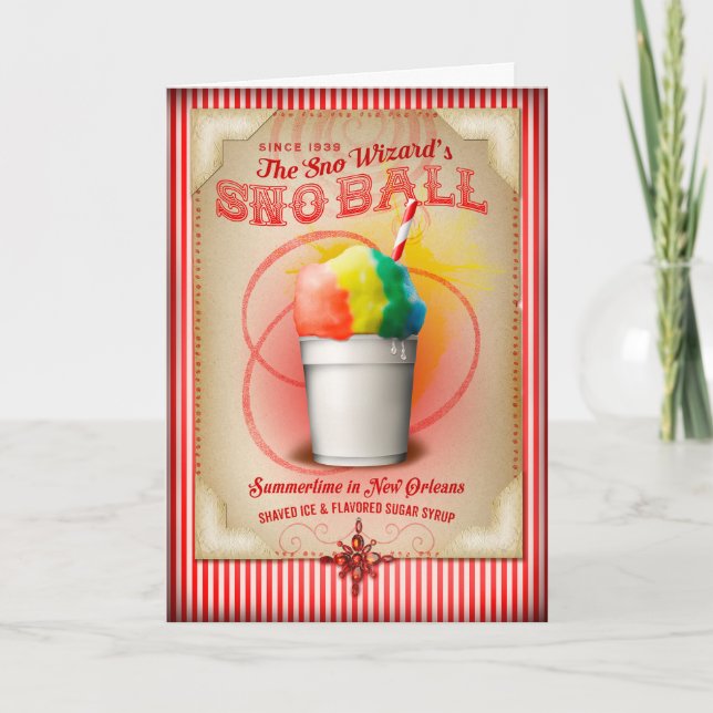 NOLA Collection Snoball Artwork Karte (Vorderseite)