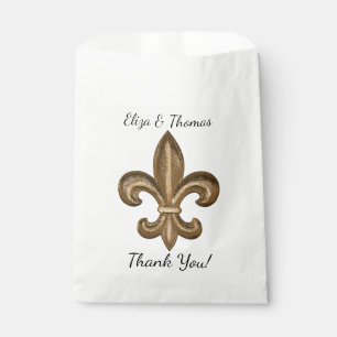 Nola Gold French Lilie Wedding Vielen Dank Geschenktütchen