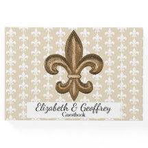 Nola Gold & White French Lilie Wedding