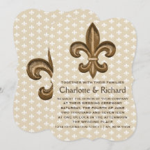 Nola Gold & White Lilie Hochzeit