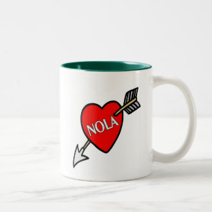 NOLa Herz Zweifarbige Tasse