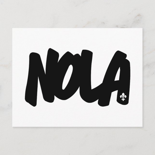 NOLA Letters Postkarte (Vorderseite)