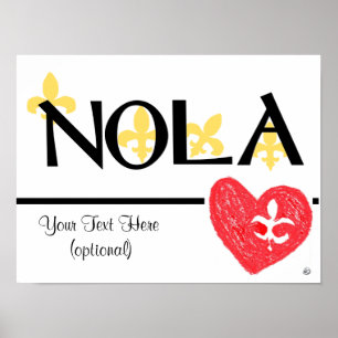 NOLA Liebe de Lis poster