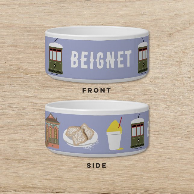 NOLA Liebe Lila Hunde Katze Haustier Napf (Von Creator hochgeladen)