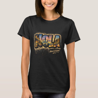 NOLA New Orleans Street Art Reise Design T-Shirt