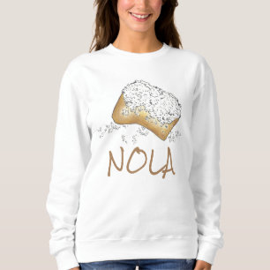 NOLA New Orleans Sugary Beignet Sweatshirt de pâti