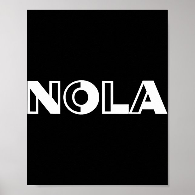 Nola New Orleans Tee Shirt  Poster (Vorne)
